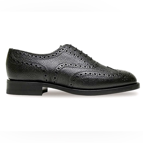 sanders Other - Heavy Brogue Shoe in Black Grain Leather by Sanders 150th Anniversary